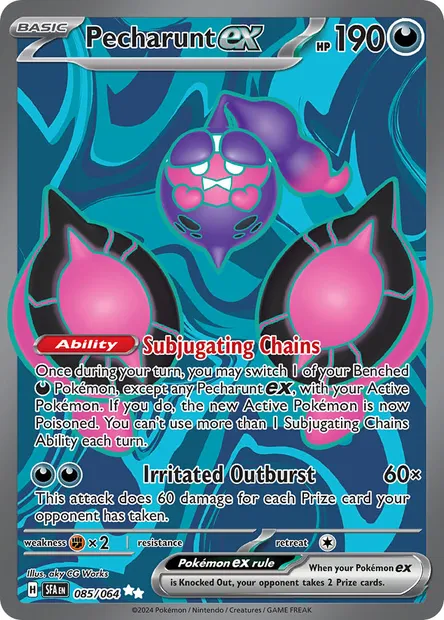 Pecharunt ex, Pokémon card SFA 085 — Shrouded Fable set