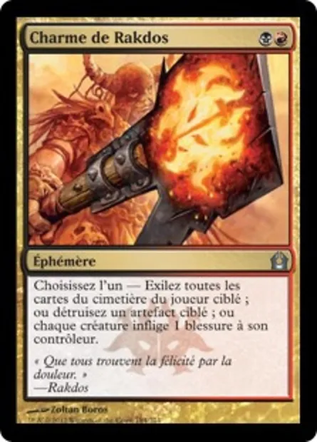Charme de Rakdos, carte Magic RTR 184 — extension Retour à Ravnica