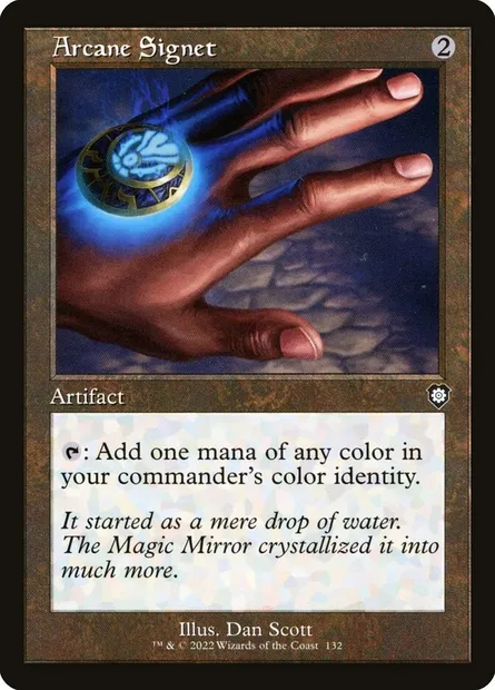 Arcane Signet, Magic card BRC 132 — The Brothers' War Commander set