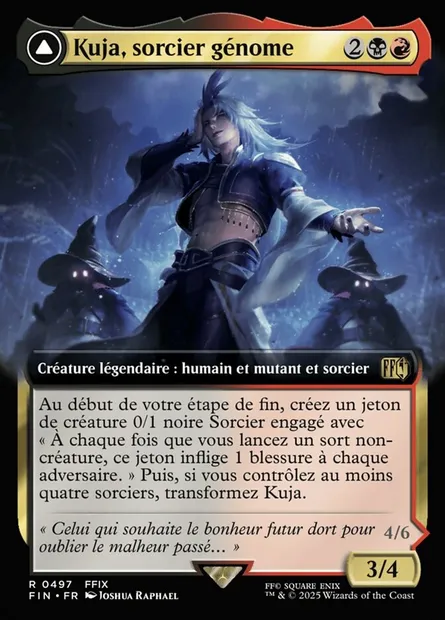 Kuja, Genome Sorcerer // Trance Kuja, Fate Defied, carte Magic FIN 497 — extension Final Fantasy