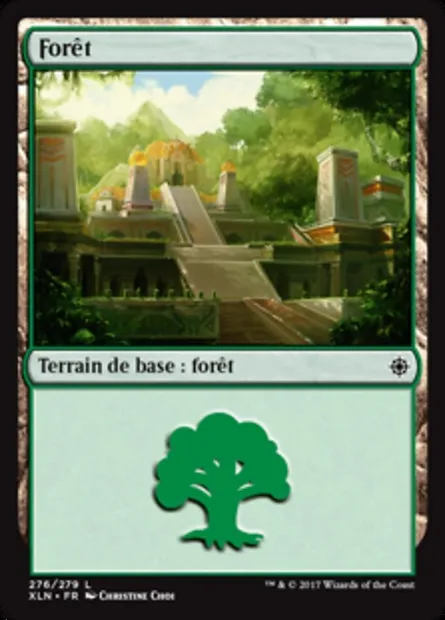 Forêt, carte Magic XLN 276 — extension Ixalan