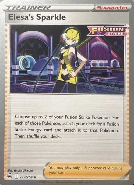 Elesa's Sparkle, Pokémon card WCD23 233 — World Championship Decks 2023 set