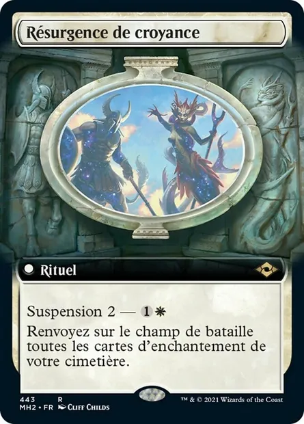 Résurgence de croyance, carte Magic MH2 443 — extension Horizons du Modern 2