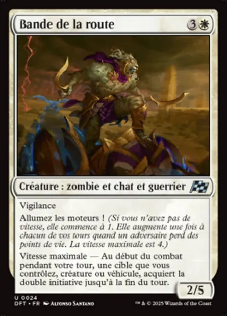 Bande de la route, carte Magic DFT 24 — extension Aetherdrift