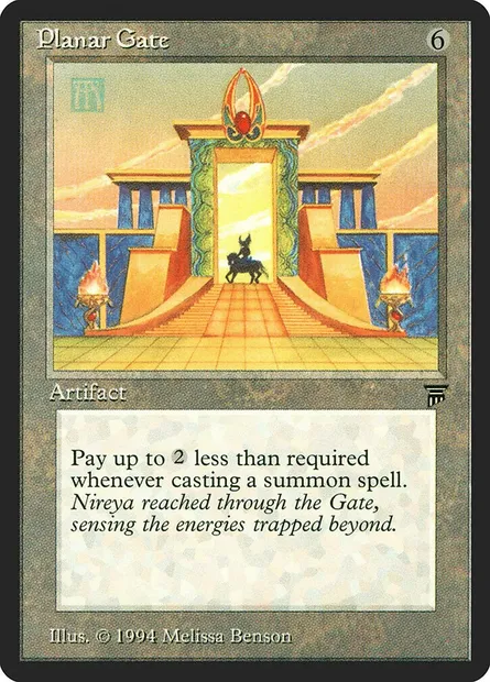 Planar Gate, Magic card LEG 290 — Legends set