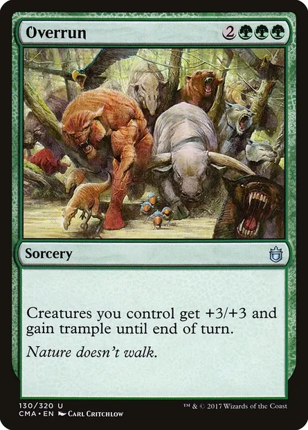 Envahissement, carte Magic CMA 130 — extension Commander Anthology