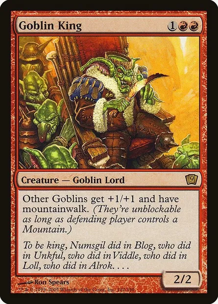 Goblin King, Magic card 9ED 192★ — Ninth Edition set