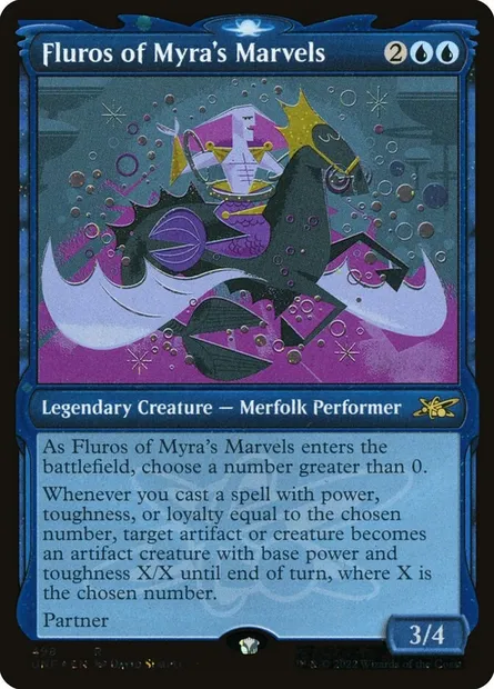 Fluros of Myra's Marvels, Magic card UNF 498 — Unfinity set