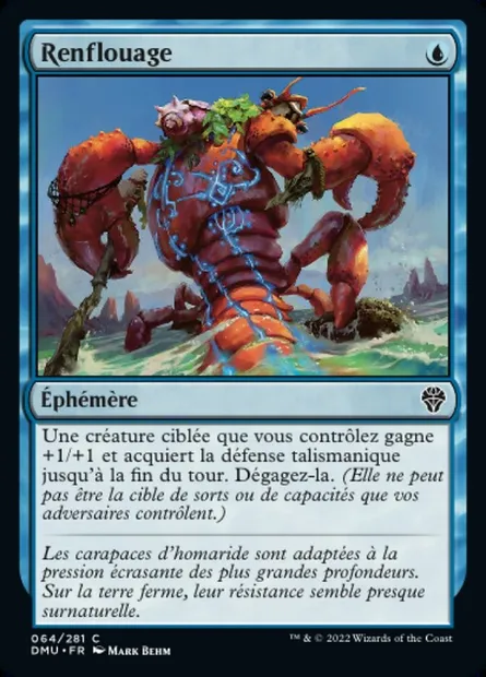 Renflouage, carte Magic DMU 64 — extension Dominaria Uni