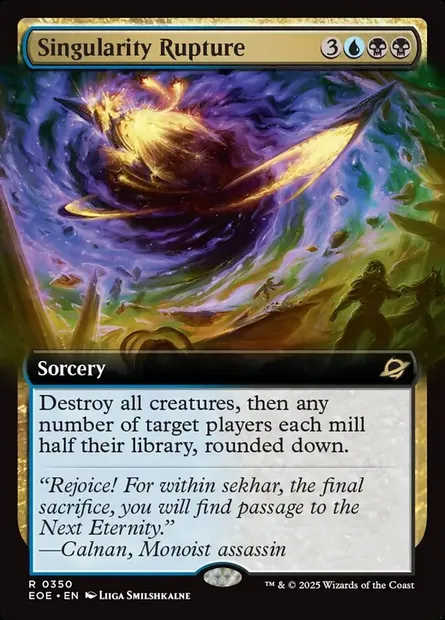 Singularity Rupture, Magic card EOE 350 — Edge of Eternities set