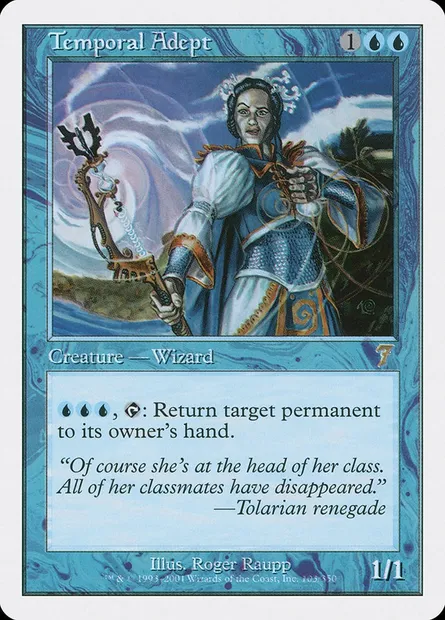 Temporal Adept, Magic card 7ED 103 — Seventh Edition set