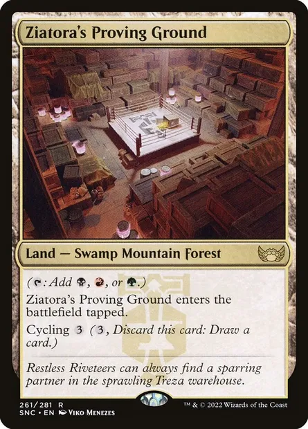 Ziatora's Proving Ground, Magic card SNC 261 — Streets of New Capenna set