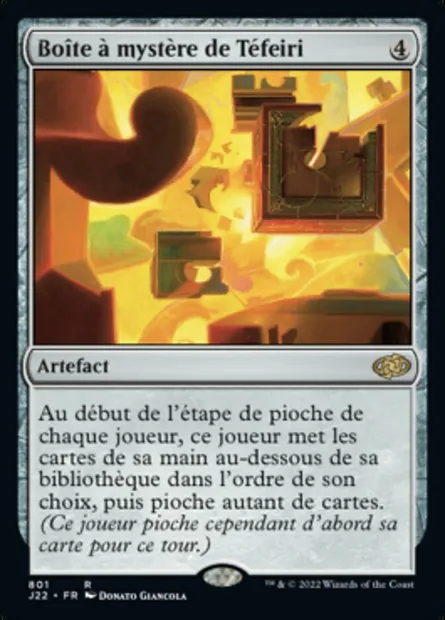 Boîte à mystère de Téfeiri, carte Magic J22 801 — extension Jumpstart 2022