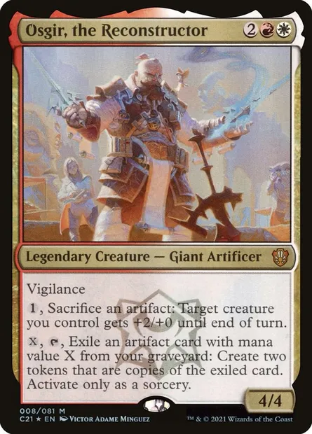 Osgir, the Reconstructor, Magic card C21 8 — Commander 2021 set