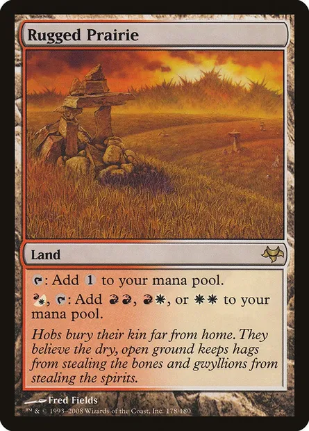 Rugged Prairie, Magic card EVE 178 — Eventide set