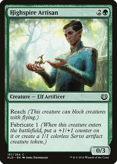 Highspire Artisan, Magic card KLD 157 — Kaladesh set
