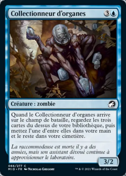 Collectionneur d'organes, carte Magic MID 66 — extension Innistrad : chasse de minuit