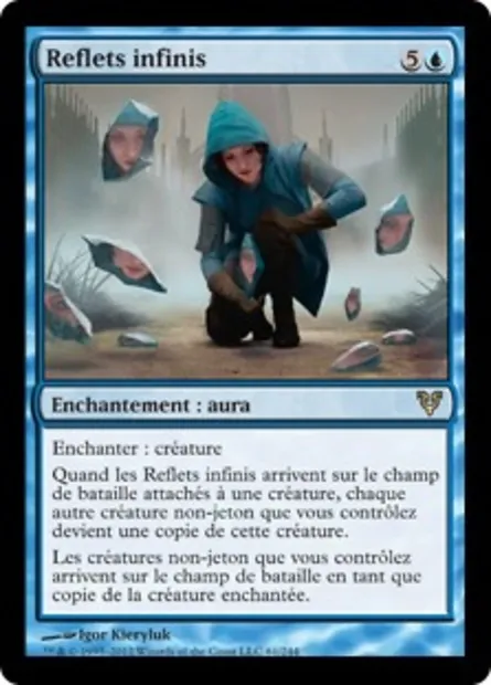 Reflets infinis, carte Magic AVR 61 — extension Avacyn ressuscitée