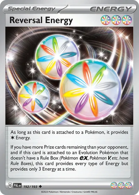 Reversal Energy, Pokémon card PAL 192 — Paldea Evolved set