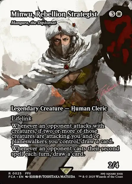 Mangara, the Diplomat, Magic card FCA 25 — Final Fantasy: Through the Ages set