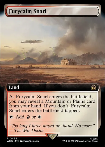 Furycalm Snarl, Magic card WHO 499 — Doctor Who set