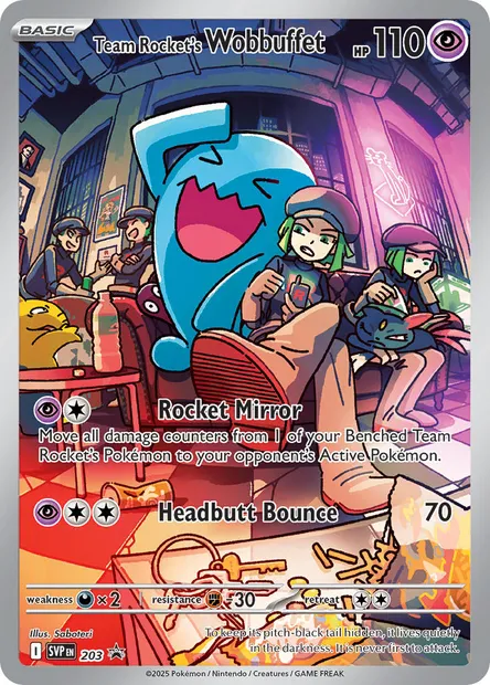 Qulbutoké de la Team Rocket, carte Pokémon PR-SV 203 — extension SVP Black Star Promos