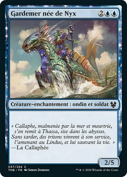 Gardemer née de Nyx, carte Magic THB 57 — extension Theros Beyond Death