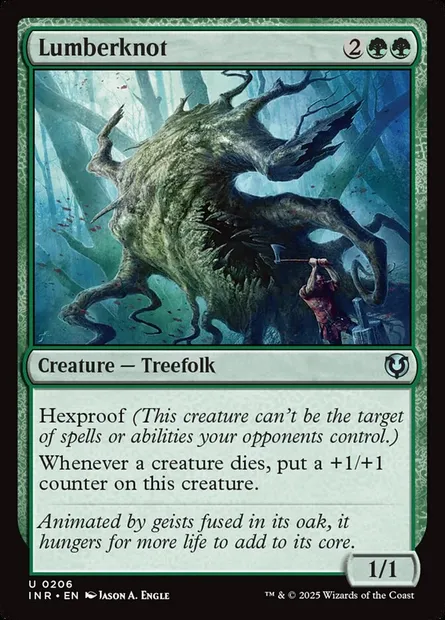 Lumberknot, Magic card INR 206 — Innistrad Remastered set