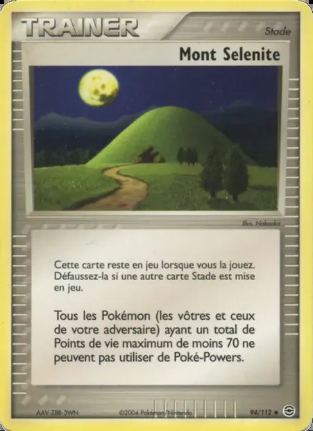 Mont Selenite, carte Pokémon RG 94 — extension EX Rouge Feu & Vert Feuille