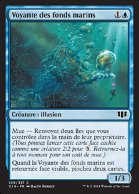 Voyante des fonds marins, carte Magic C14 109 — extension Commander 2014