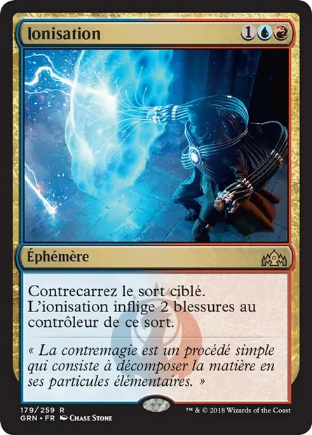 Ionisation, carte Magic GRN 179 — extension Les Guildes de Ravnica