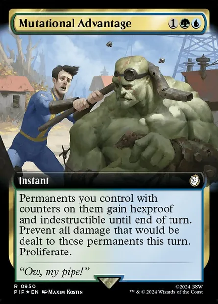 Mutational Advantage, Magic card PIP 950 — Fallout set
