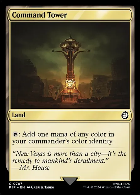 Command Tower, Magic card PIP 787 — Fallout set