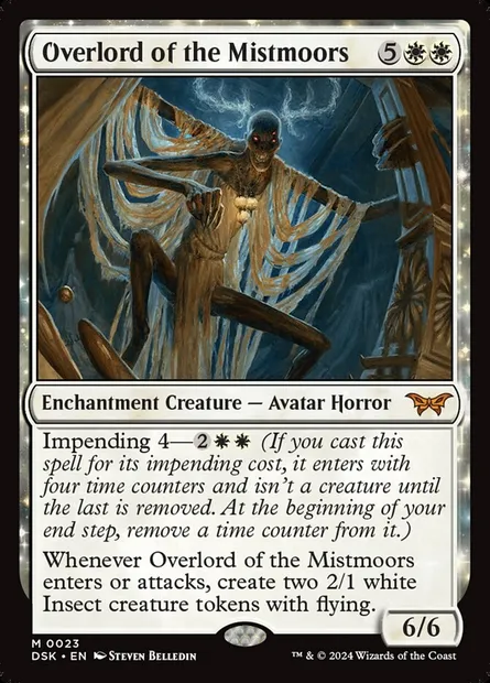 Overlord of the Mistmoors, Magic card DSK 23 — Duskmourn: House of Horror set