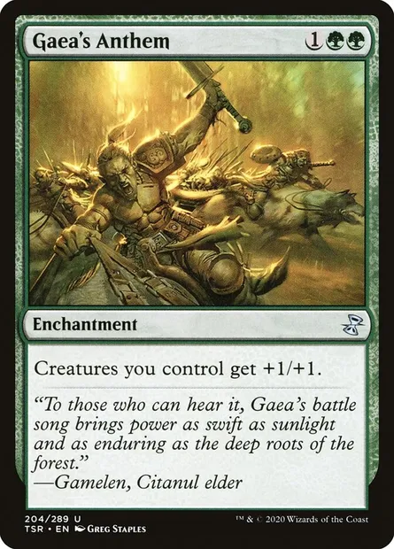 Gaea's Anthem, Magic card TSR 204 — Time Spiral Remastered set