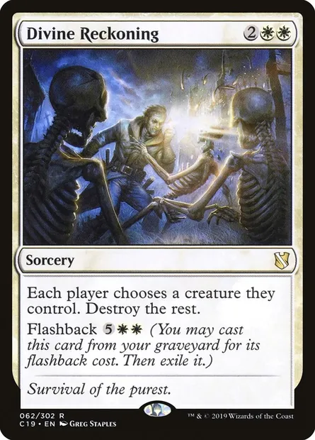 Divine Reckoning, Magic card C19 62 — Commander 2019 set