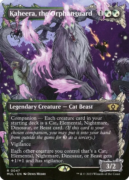 Kaheera, the Orphanguard, Magic card MUL 47 — Multiverse Legends set