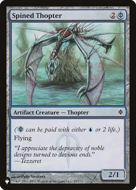 Spined Thopter, Magic card PLST NPH-45 — The List set