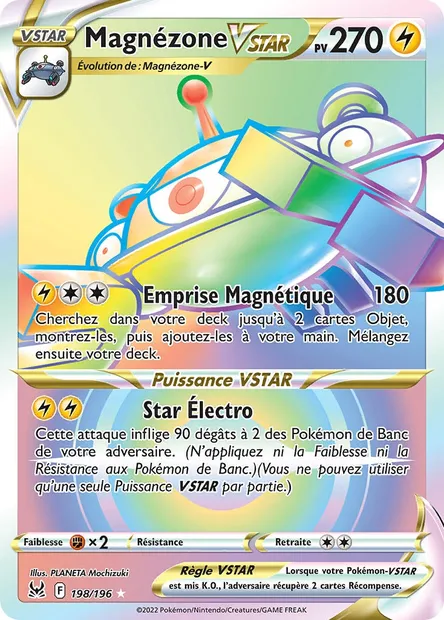 Magnézone VSTAR, carte Pokémon LOR 198 — extension Origine Perdue