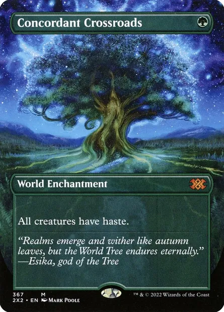 Concordant Crossroads, Magic card 2X2 367 — Double Masters 2022 set