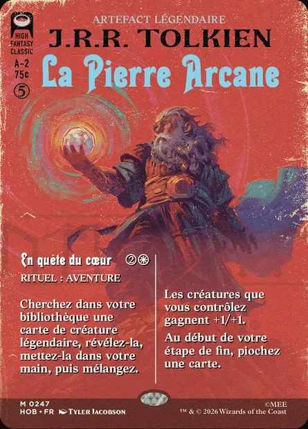 La Pierre Arcane // Seek the Heart, carte Magic HOB 247 — extension The Hobbit