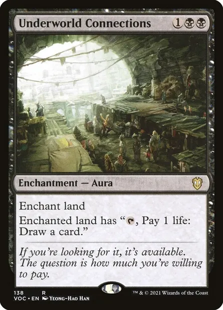 Underworld Connections, Magic card VOC 138 — Crimson Vow Commander set
