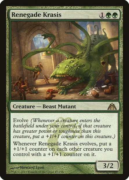 Renegade Krasis, Magic card DGM 47 — Dragon's Maze set