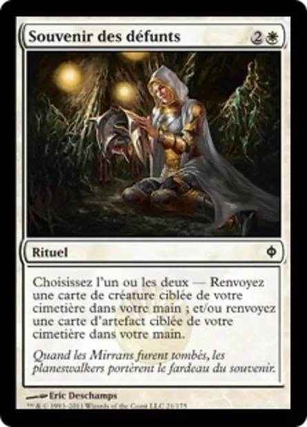 Souvenir des défunts, carte Magic NPH 21 — extension La Nouvelle Phyrexia