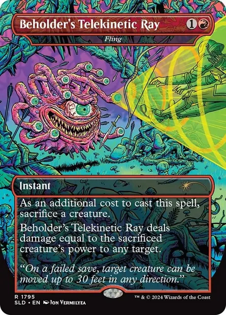 Jet, carte Magic SLD 1795 — extension Secret Lair Drop