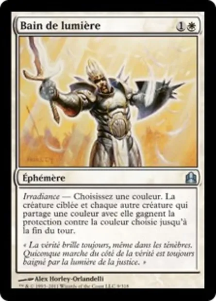 Bain de lumière, carte Magic CMD 9 — extension Commander 2011