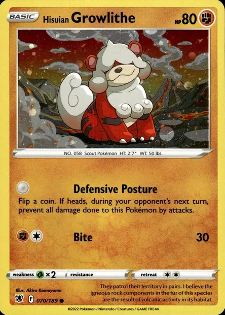 Caninos de Hisui, carte Pokémon TDX 070-4 — extension Theme Deck & Blisters Exclusives