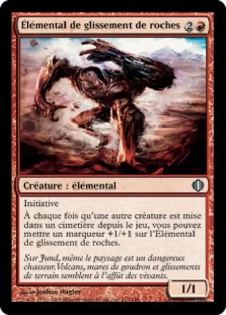 Élémental de glissement de roches, carte Magic ALA 112 — extension Les éclats d'Alara