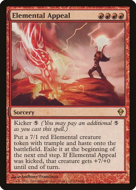 Elemental Appeal, Magic card ZEN 123 — Zendikar set