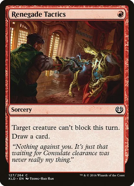 Renegade Tactics, Magic card KLD 127 — Kaladesh set